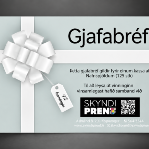 Gjafabréf Skyndiprent